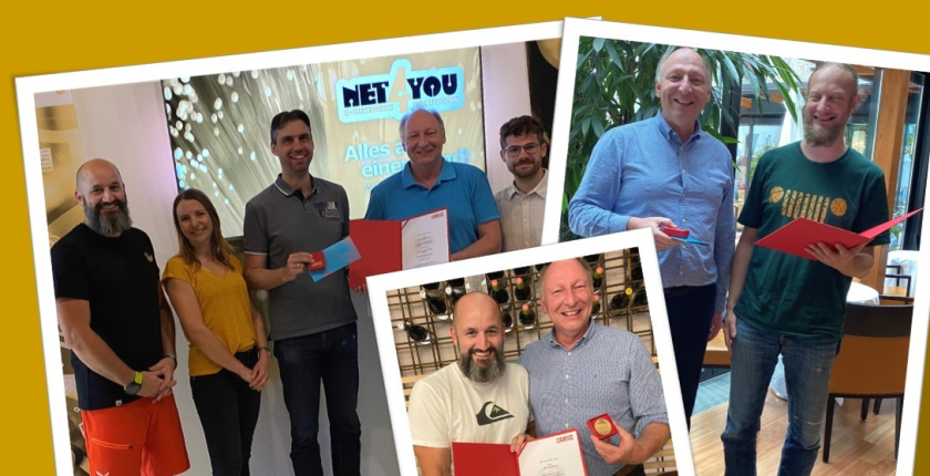 Herzliche Gratulation zum Jubiläum – 20 Dienstjahre!